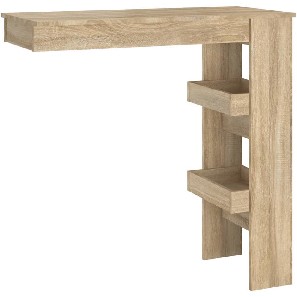 Bancone Da Muro Rovere Sonoma 102x45x103,5 Cm Legno Compensato - Foto 2