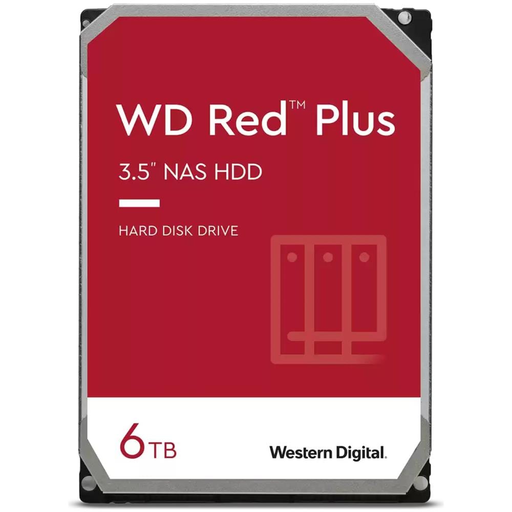 Red Plus WD60EFPX disco rigido interno 3.5" 6 TB Serial ATA III - Foto 1