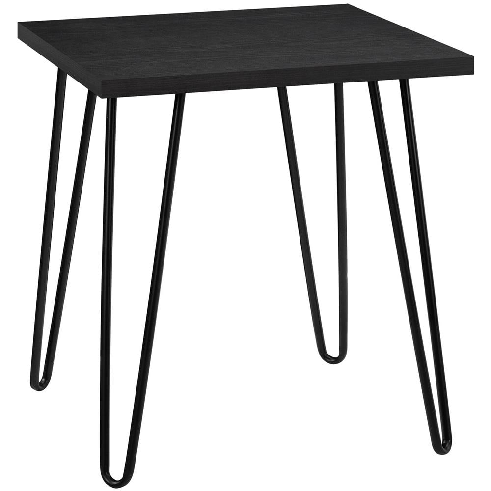 Owen Tavolino Quadrato In Truciolare Laminato Nero - Foto 1