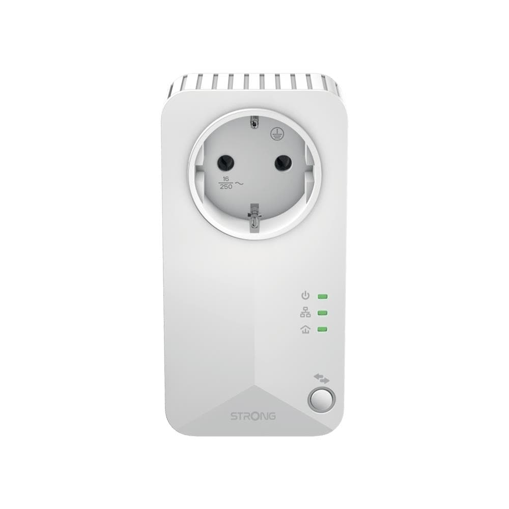 Powerline 600 Triple Pack EU V2 Confezione Tripla di 3 Adattatori Powerline 600 Colore Bianco - Foto 2