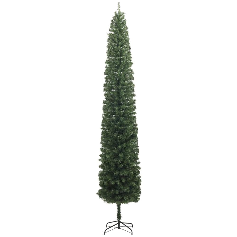 Albero Di Natale Sottile Con Base 270 Cm In Pvc - Foto 2