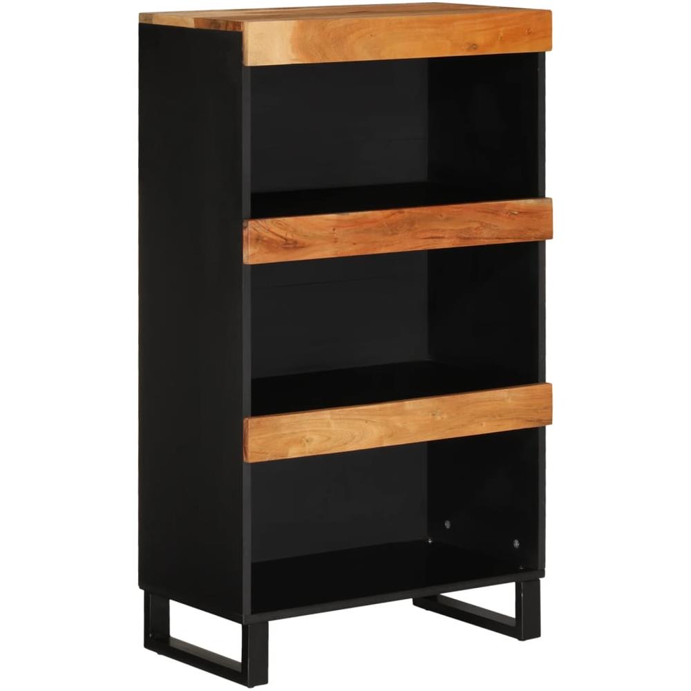 Credenza 60x33x107 Cm In Legno Massello Di Acacia - Foto 2