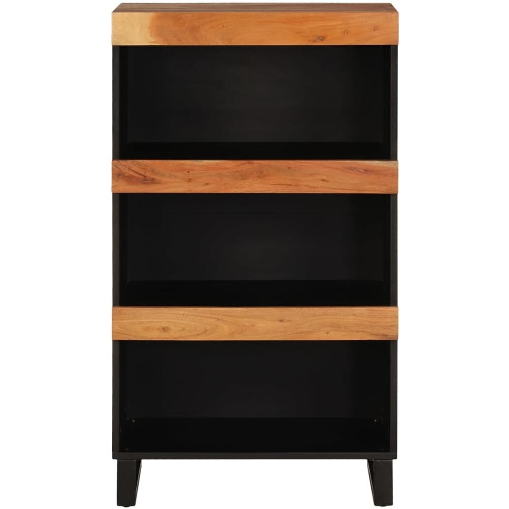 Credenza 60x33x107 Cm In Legno Massello Di Acacia - Foto 3