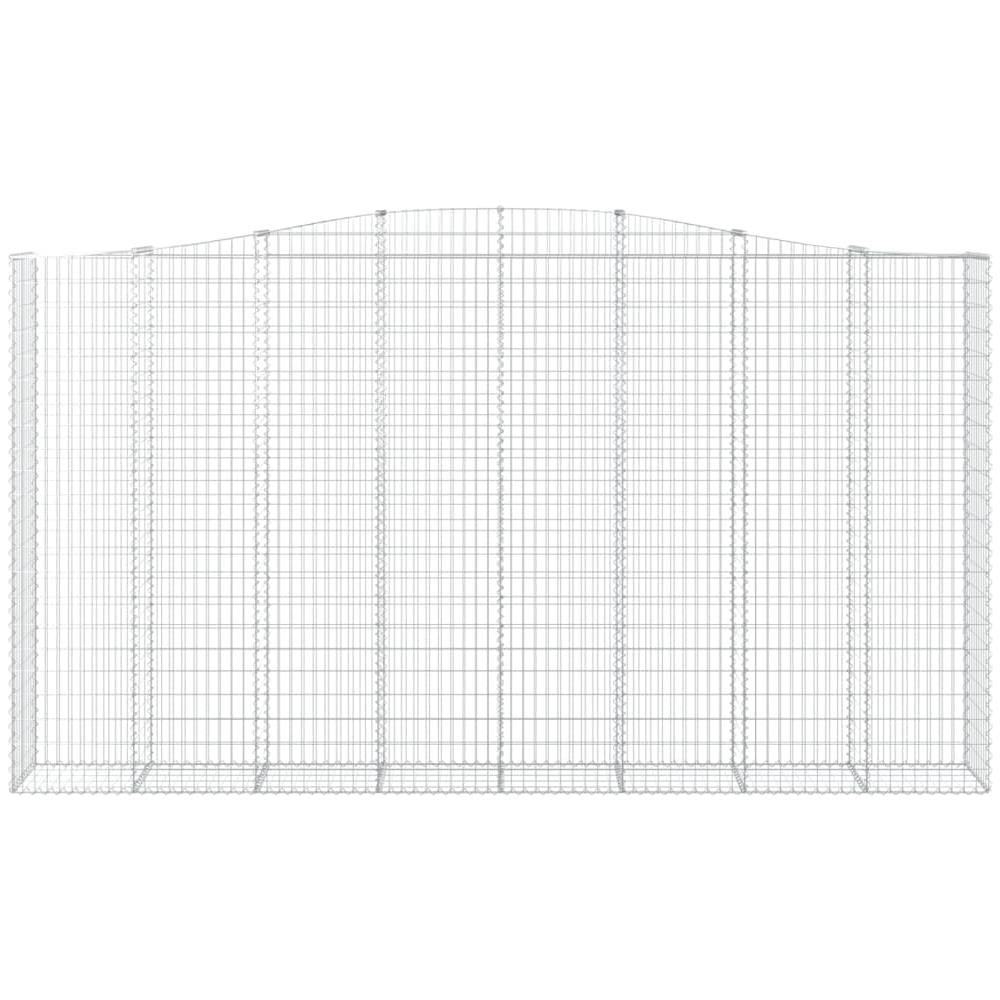 Cesto Gabbione Ad Arco 400x50x220/240 Cm Ferro Zincato - Foto 3