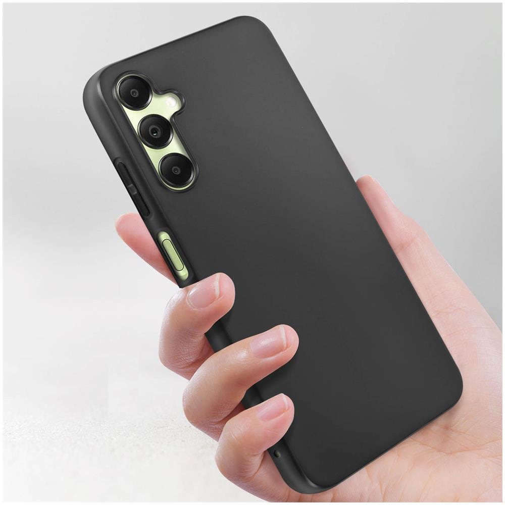 Cover Per Samsung Galaxy A05s Silicone Flessibile Sottile Classic Case Nera - Foto 2