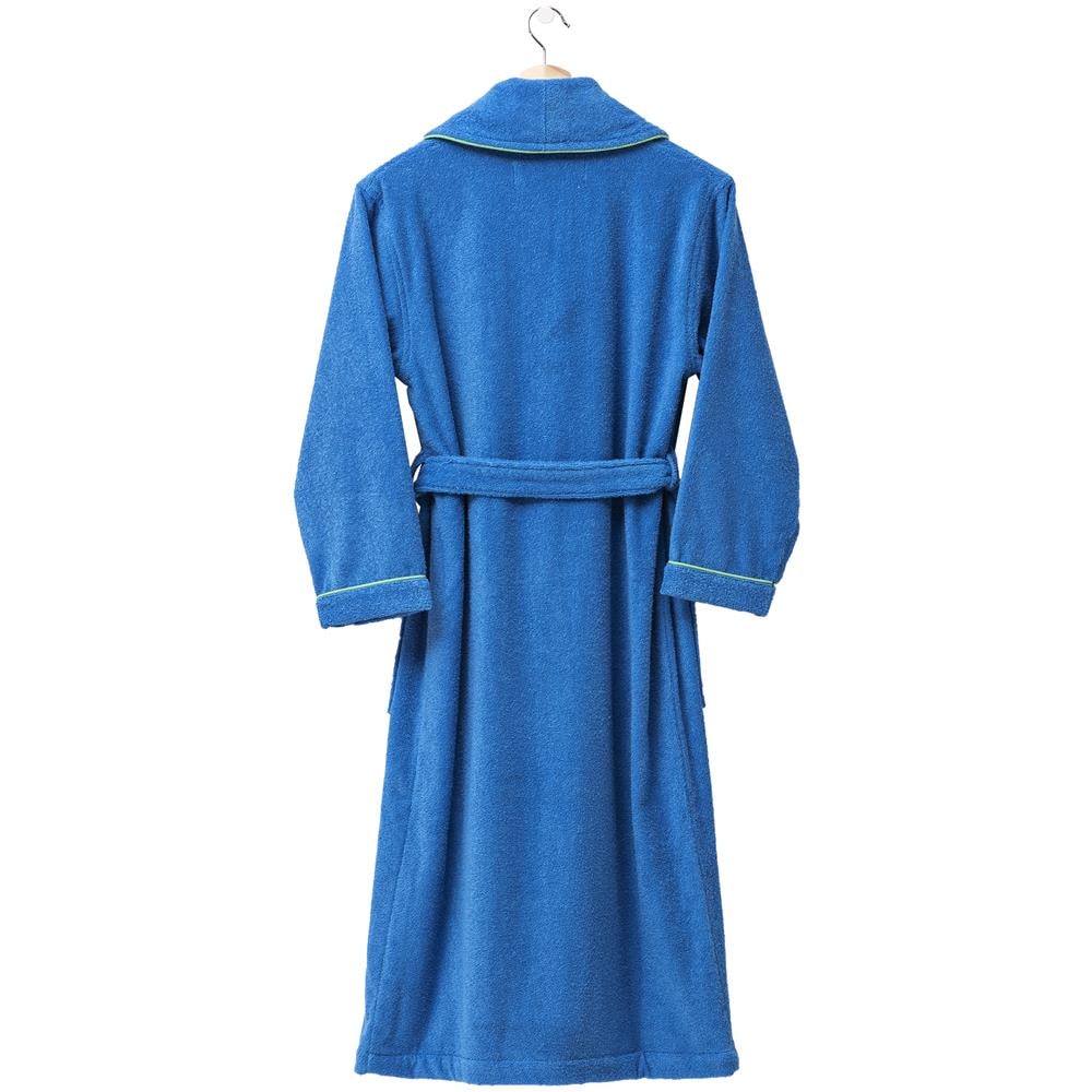 3 Da 360 Gsm Accappatoio 100% Cotone Blu Arcobaleno - Foto 2