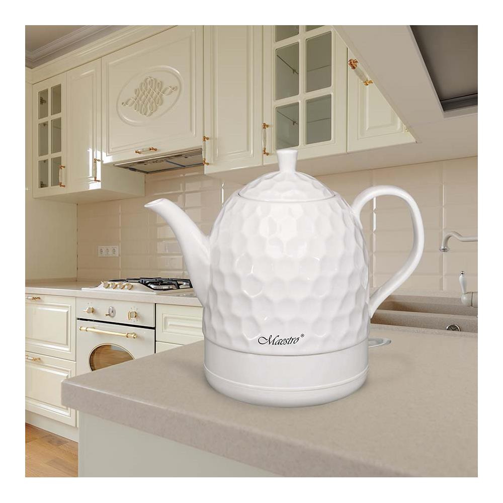 Bollitore Elettrico MR-072 Capacità 1,2 L Potenza 1200 W Colore Bianco - Foto 2
