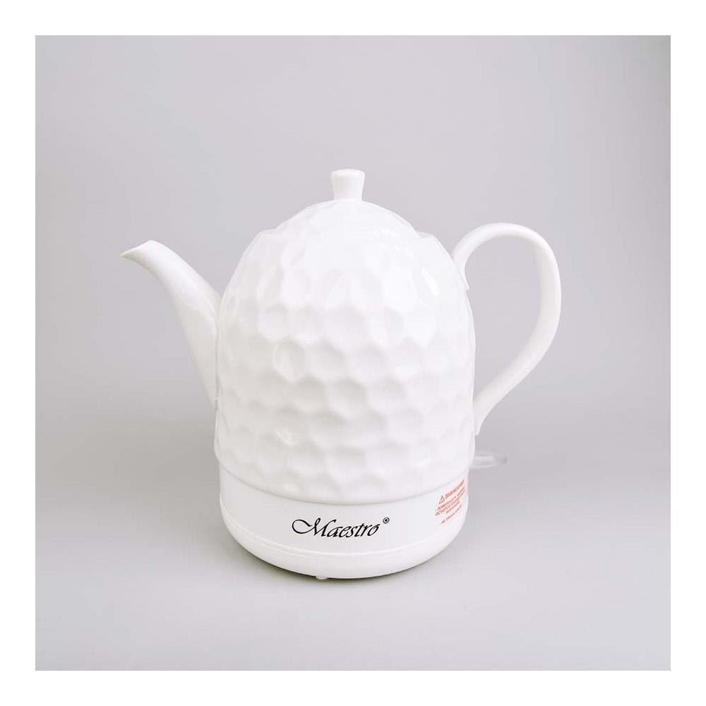 Bollitore Elettrico MR-072 Capacità 1,2 L Potenza 1200 W Colore Bianco - Foto 1