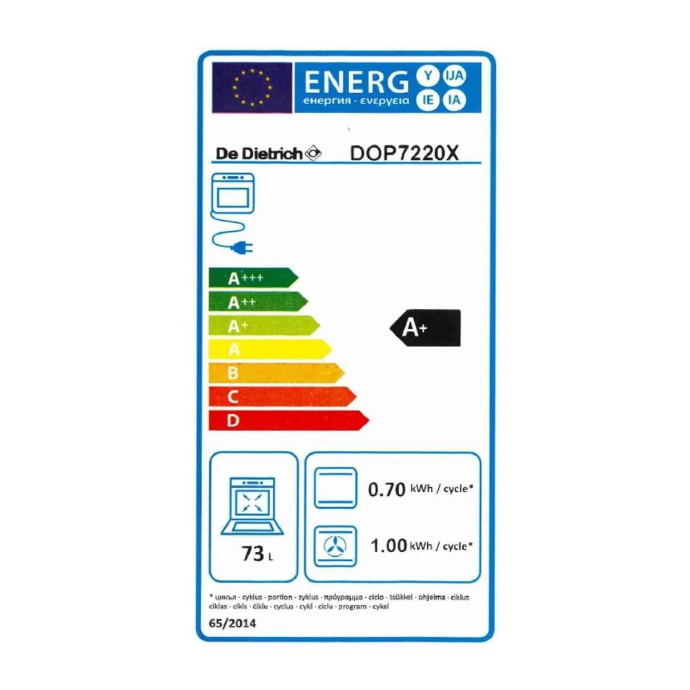 Forno Elettrico DOP7220X Capacità 73 L Multifunzione Ventilato Colore Nero Acciaio Inossidabile - Foto 2