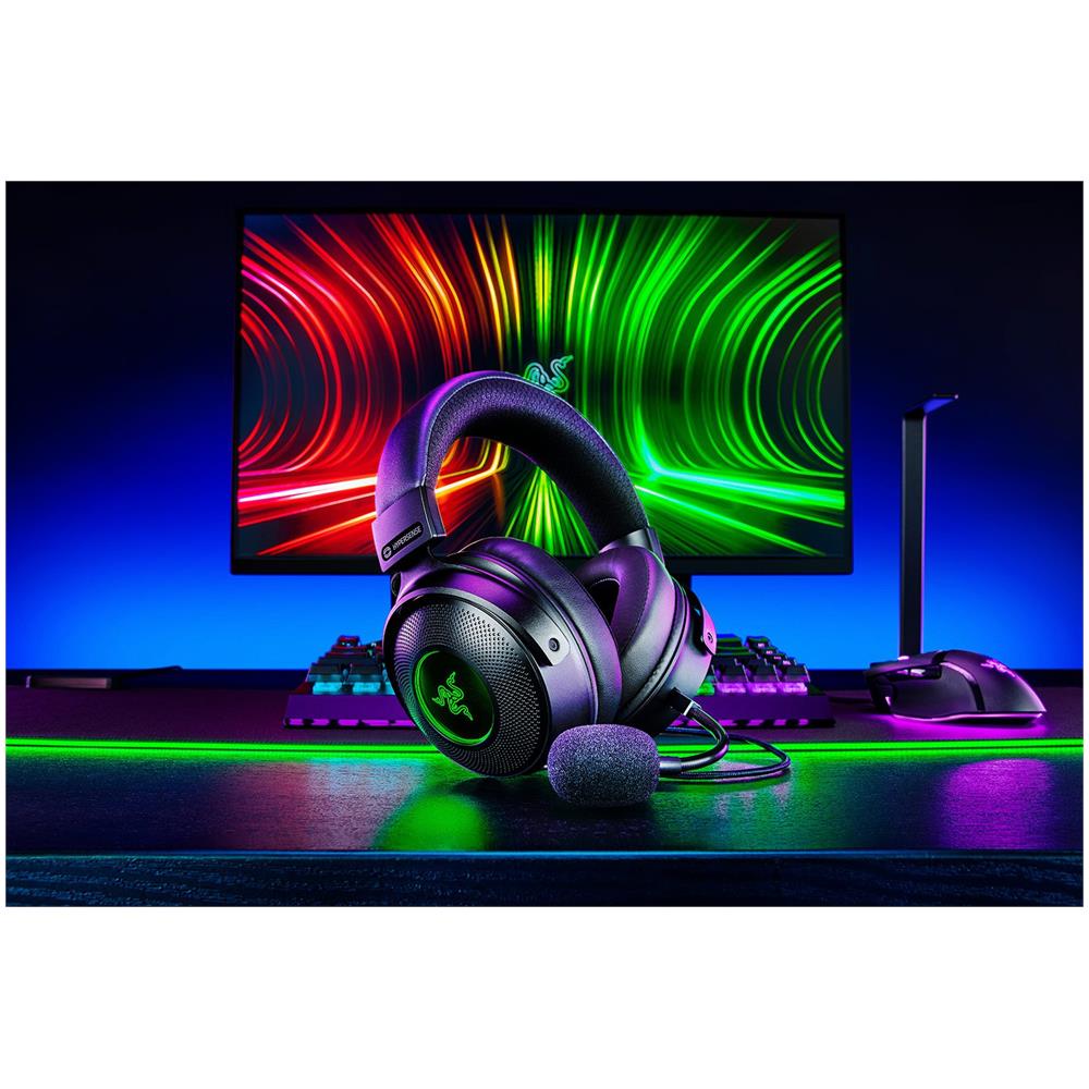 Kraken V3 HyperSense Auricolare Cablato A Padiglione Giocare USB tipo A Nero - Foto 6