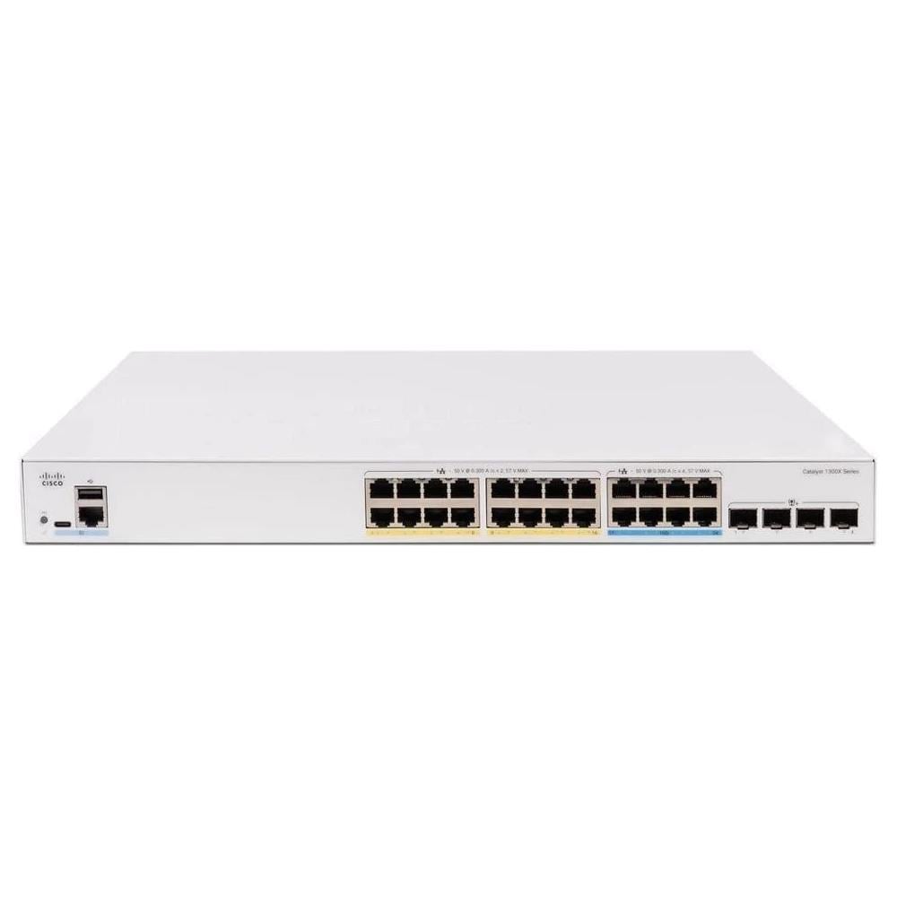 Catalyst C1300X-24P-4X switch di rete Gestito L3 10G Ethernet (100/1000/10000) Supporto Power over Ethernet (PoE) Grigio - Foto 1