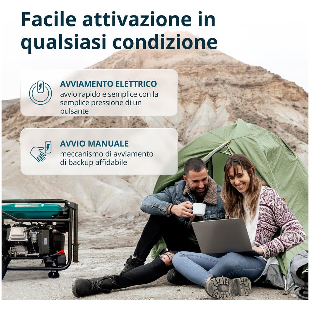 Generatore a Benzina Inverter KS 6500iE Tensione, V 230 Potenza massima, kW 6.5 - Foto 4