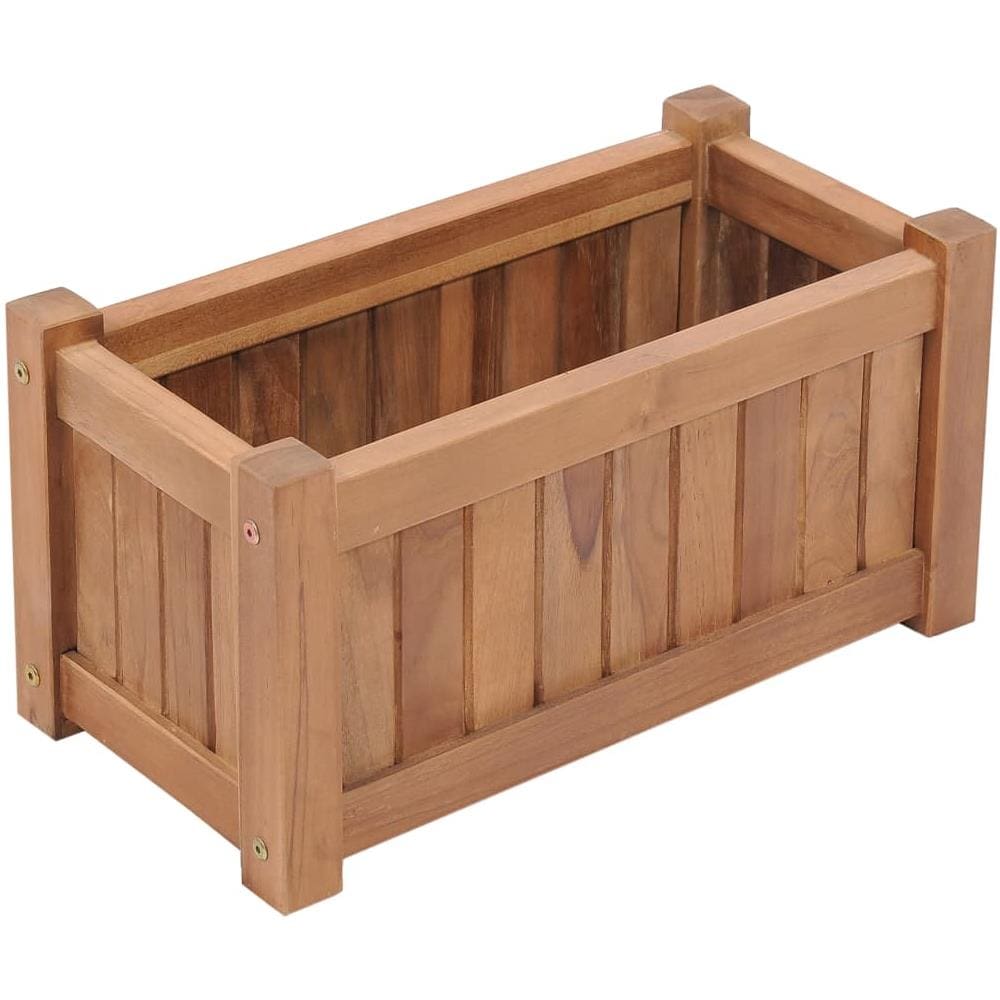 Letto Rialzato 50x25x25 Cm In Legno Massello Di Teak - Foto 1