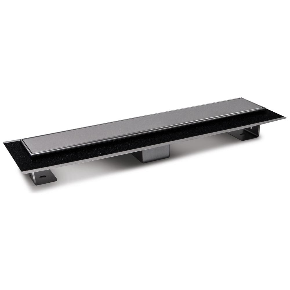 Canale Canaletta Pavimento Lineare Scarico Doccia Acciaio Inox Satinato Canalina *** Misure : L485xh63>115 Mm - Foto 1