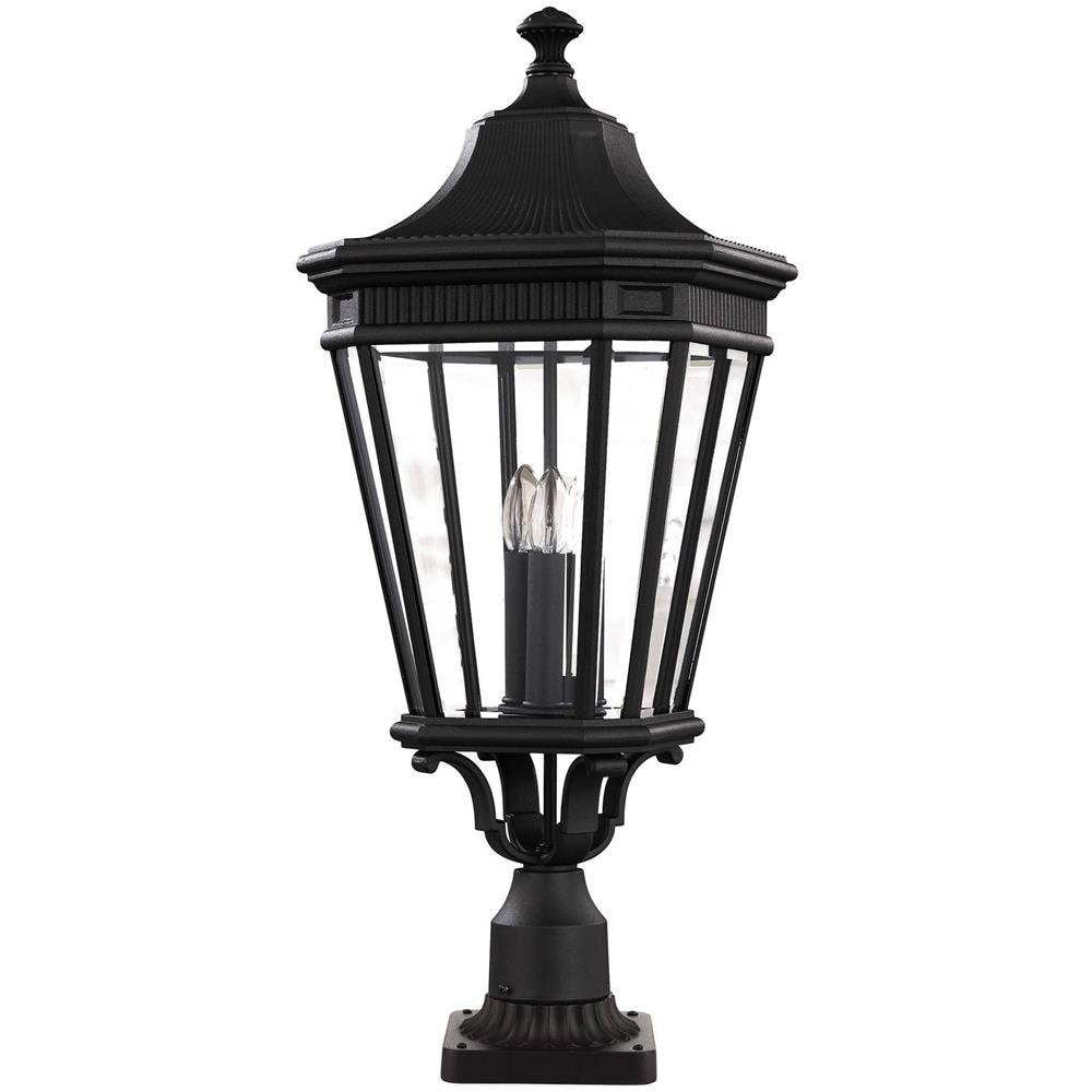 Lampada A Piantana Da Esterno Grande A 3 Luci Nera Ip44, E14 - Foto 1