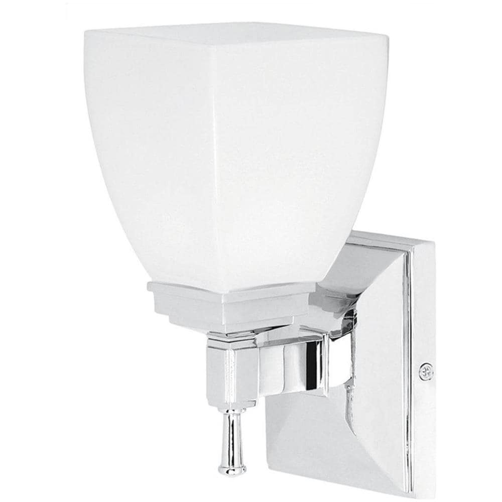 Applique Da Parete Per Bagno 1 Luce Cromo Ip44, G9 - Foto 1