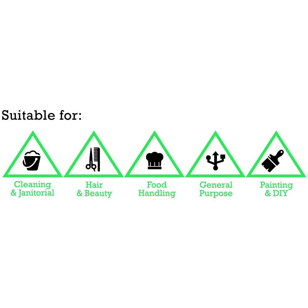 Naturale In Lattice Monouso Guanti Senza Polvere Scatola Di 100 Piccoli - Foto 2