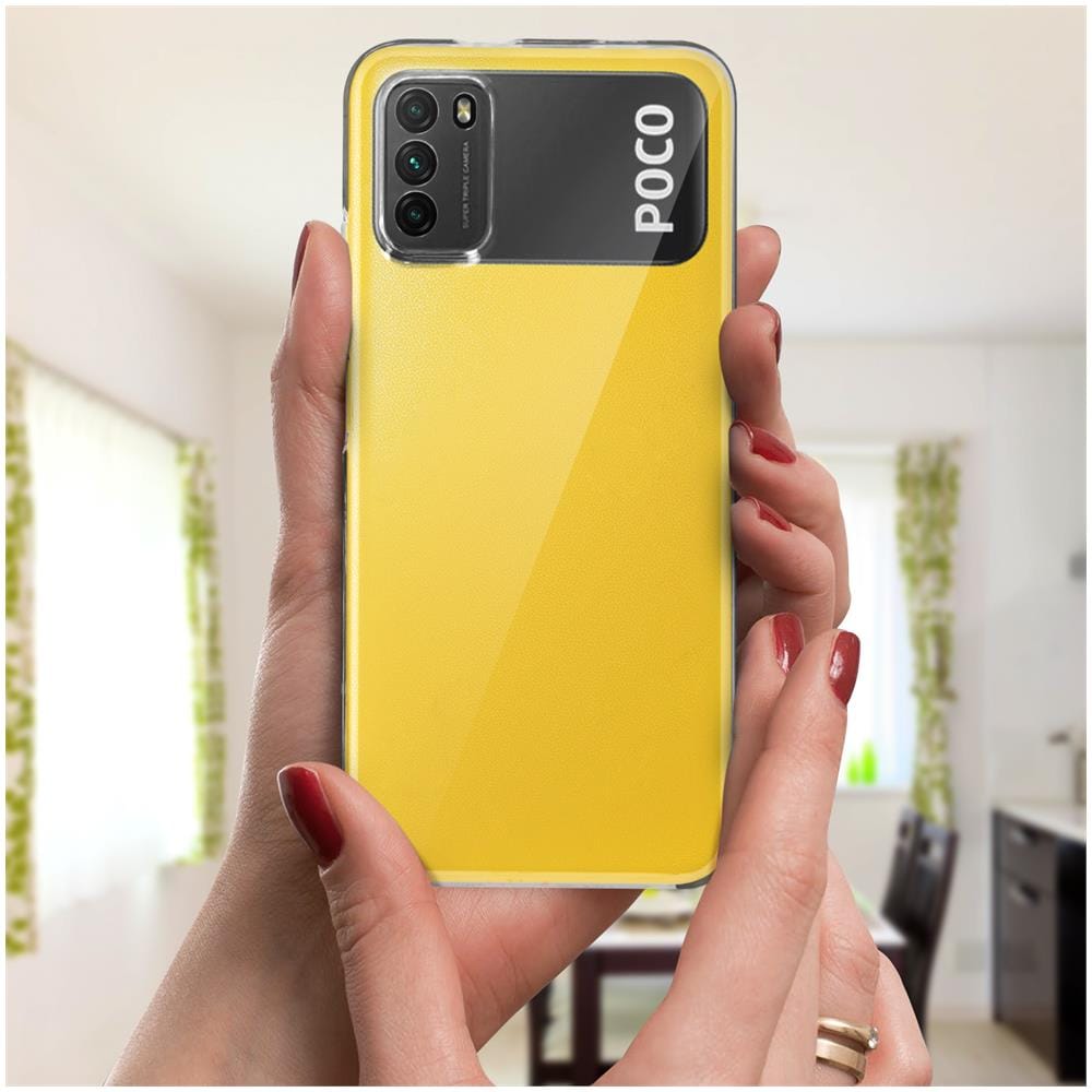 Cover Xiaomi Poco M3 Silicone Fronte Retro Ricopre Lo Schermo Trasparente - Foto 2