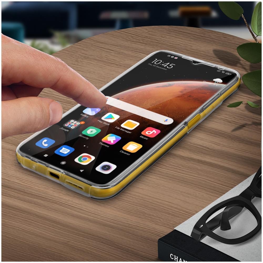 Cover Xiaomi Poco M3 Silicone Fronte Retro Ricopre Lo Schermo Trasparente - Foto 5