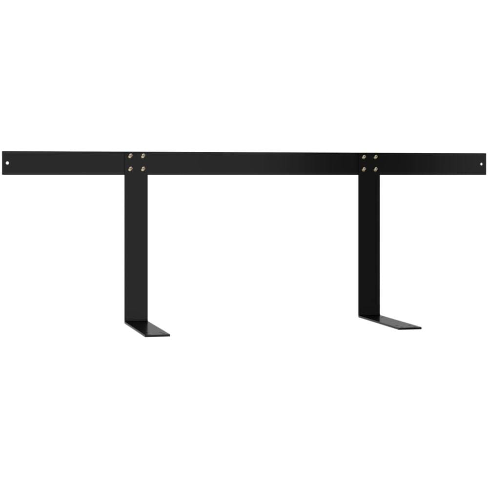 Schienale per Divano a Pallet Nero 110 cm in Ferro - Foto 8