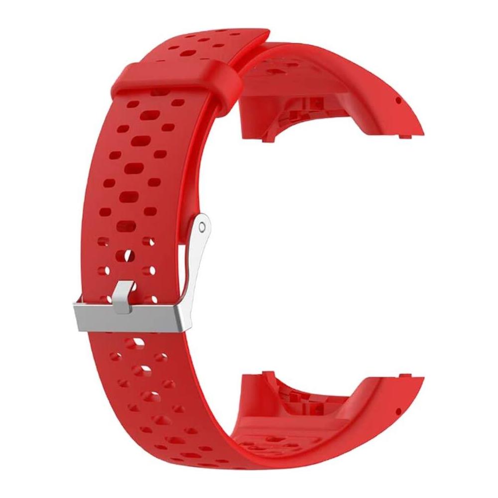 Cinturino Per Orologio Da Allenamento Polar M400 / M430 In Silicone Rosso - Foto 2