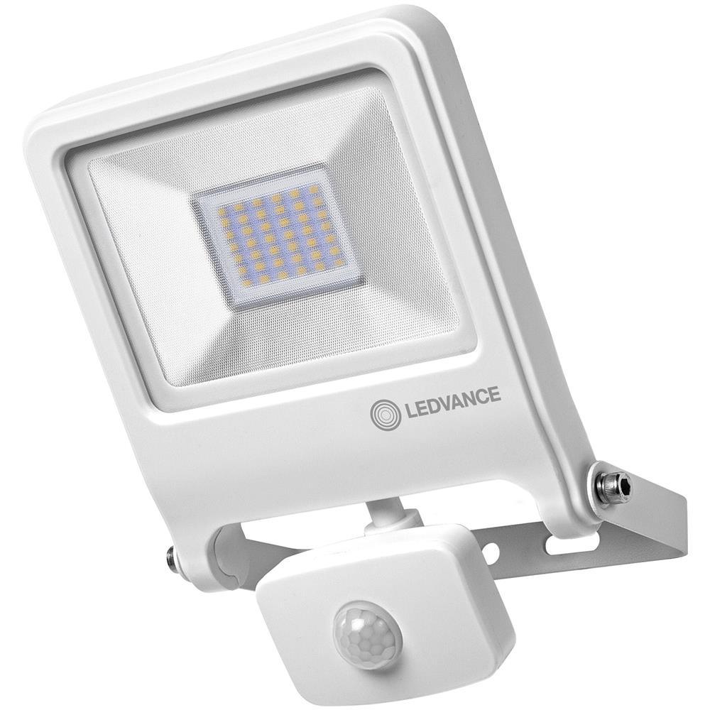 Ledvance Floodlight Led, Lampada Da Esterno, Endura® Flood Sensor Bianco Caldo / 30 W, 220…240 V, Ampiezza Fascio Luminoso: 120°, Bianco Caldo, 3000 K, Materiale: Alluminio, Ip44 - Foto 2