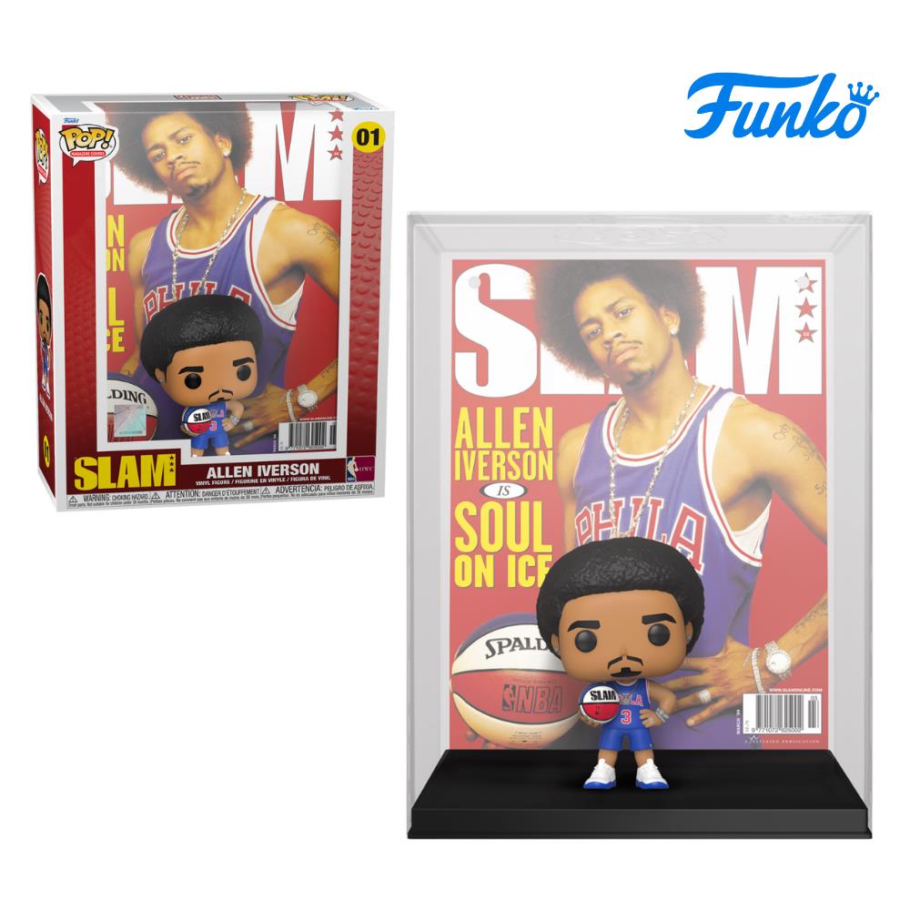 Nba Cover Pop! Basketball Vinyl Figure Allen Iverson (slam Magazin) 9 Cm - Foto 2