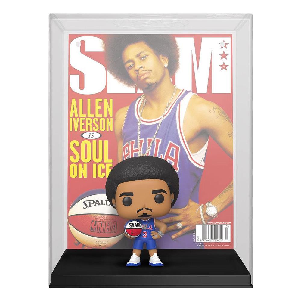 Nba Cover Pop! Basketball Vinyl Figure Allen Iverson (slam Magazin) 9 Cm - Foto 1