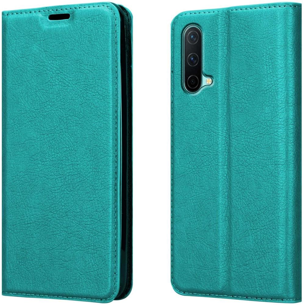 Custodia Compatibile Con Oneplus Nord Ce 5g In Turchese Petrolio - Coperchio Protettiva Con Chiusura Magnetica, Funzione Stand E Tasca Per Le Carte - Foto 8