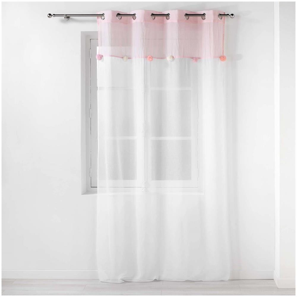 Tenda Per Cameretta Elfika, Su Occhielli, Con Pompon, 140 X 240 Cm - Foto 1