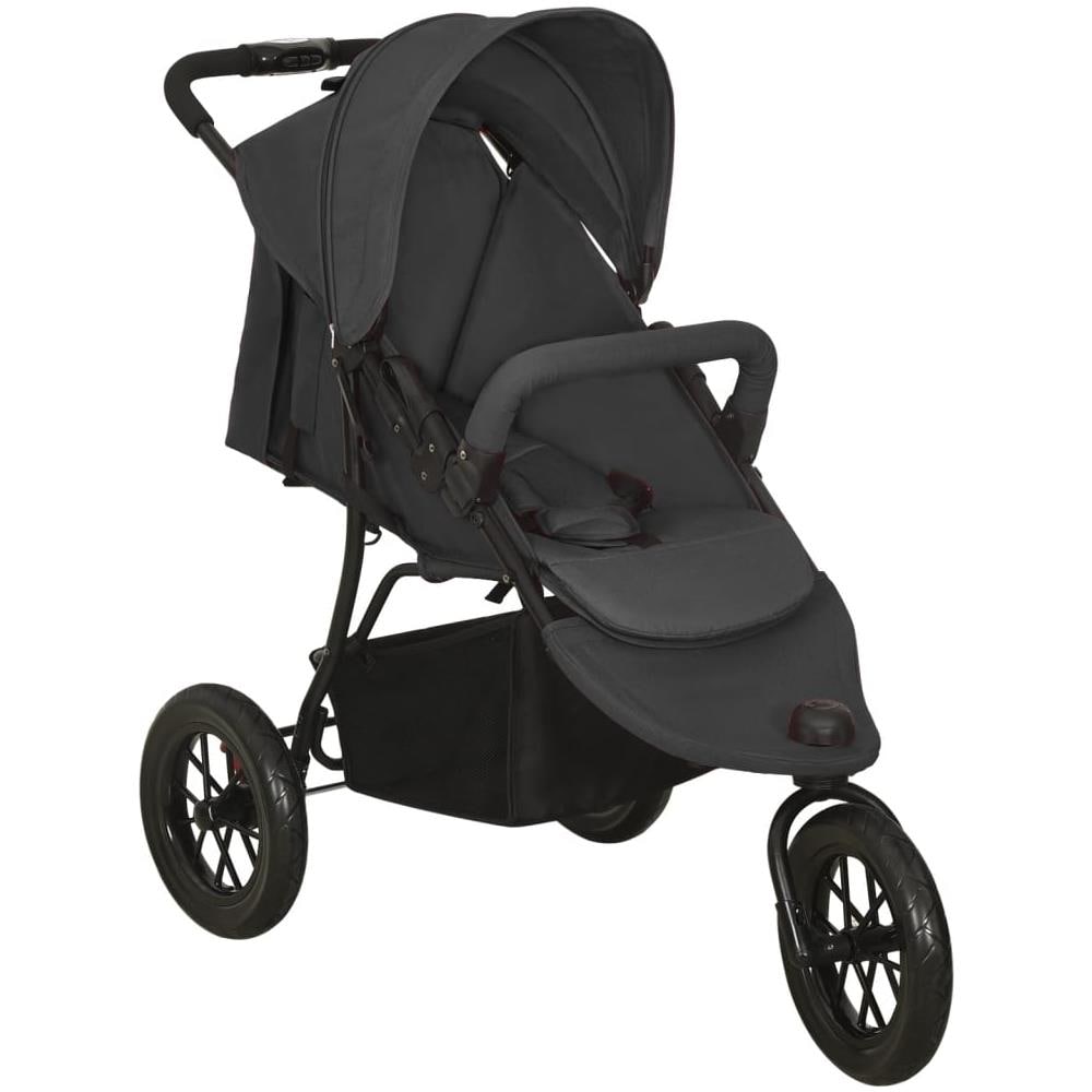 Passeggino Per Bambini Antracite In Acciaio - Foto 1