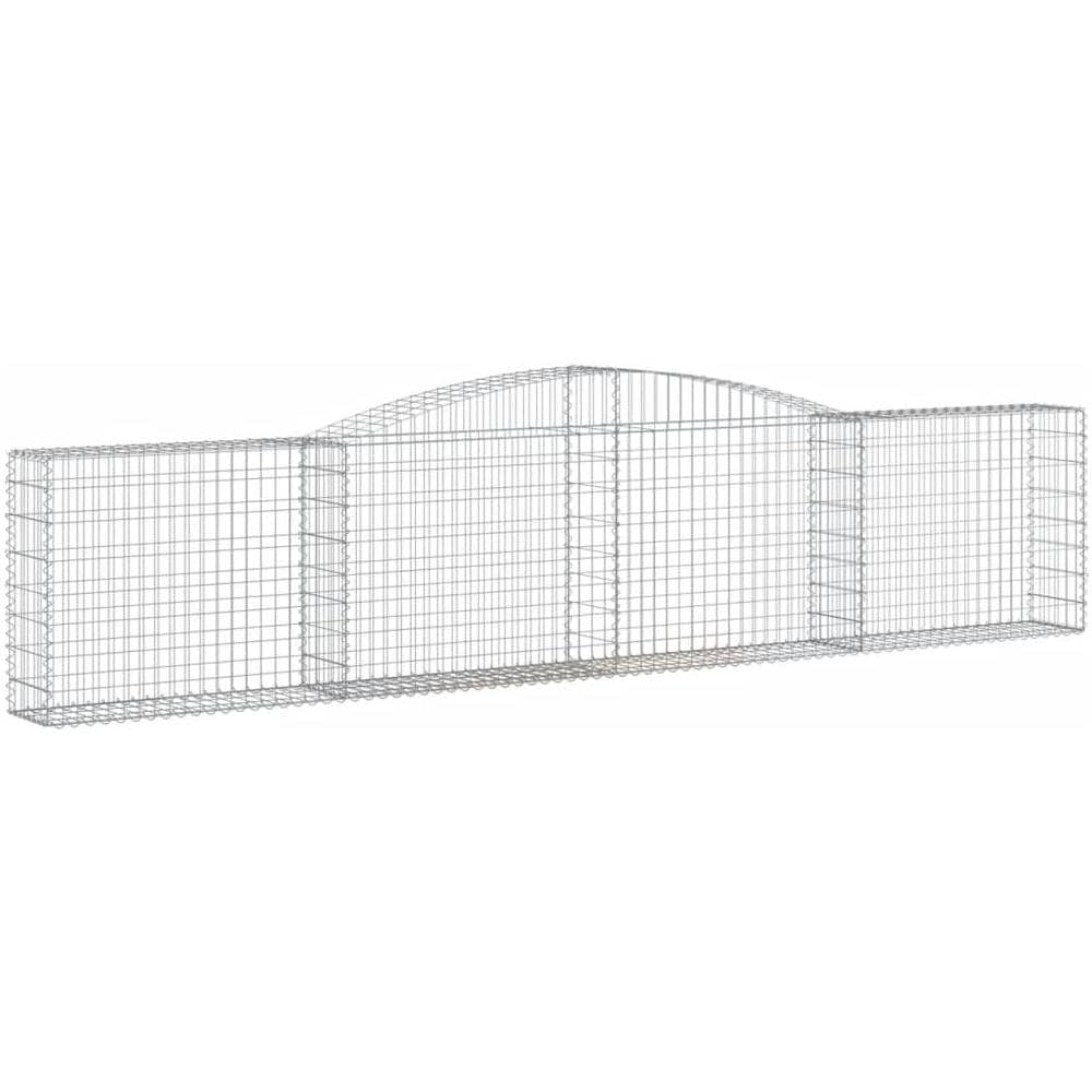 Cesti Gabbioni Ad Arco 10 Pz 400x30x80/100 Cm Ferro Zincato - Foto 2