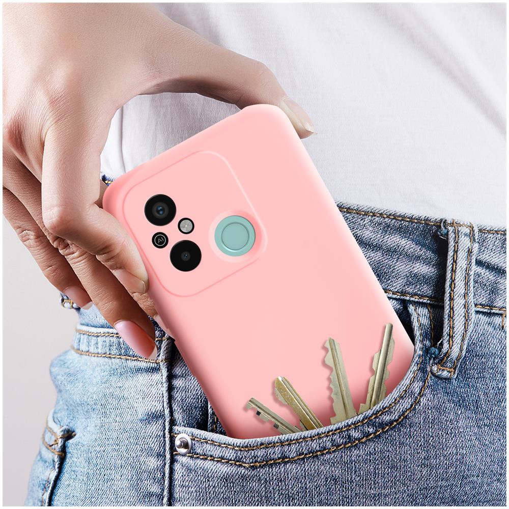 Cover Per Xiaomi Redmi 12c Semi-rigida Soft-touch Fast Cover Rosa - Foto 5