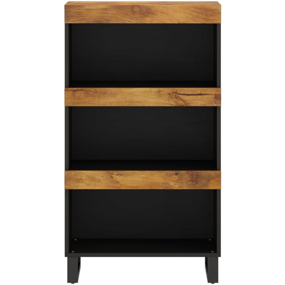 Credenza 60x33x107 Cm In Legno Massello Di Mango - Foto 3