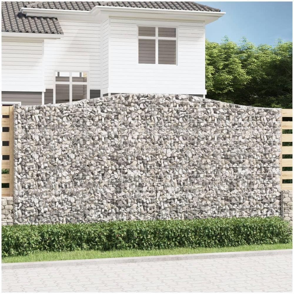 Cesto Gabbione Ad Arco 400x50x200/220 Cm Ferro Zincato - Foto 1