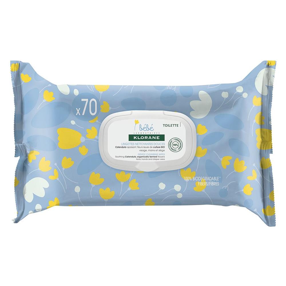 Salviette Detergenti Morbide 70 Unità 70 Unità Baby Klorane - Foto 1