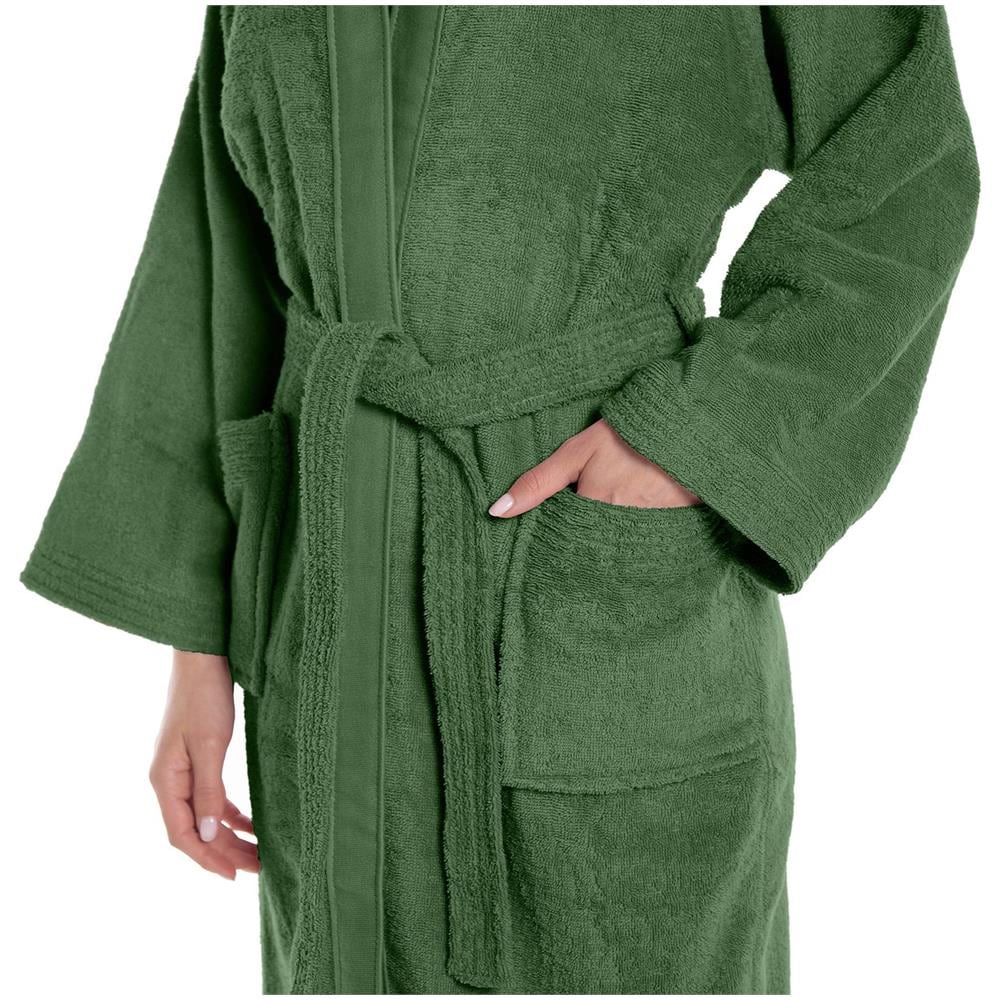 Accappatoio Con Cappuccio Spugnissima Soft In Cotone Colore Verde Misura Xxl - Foto 1