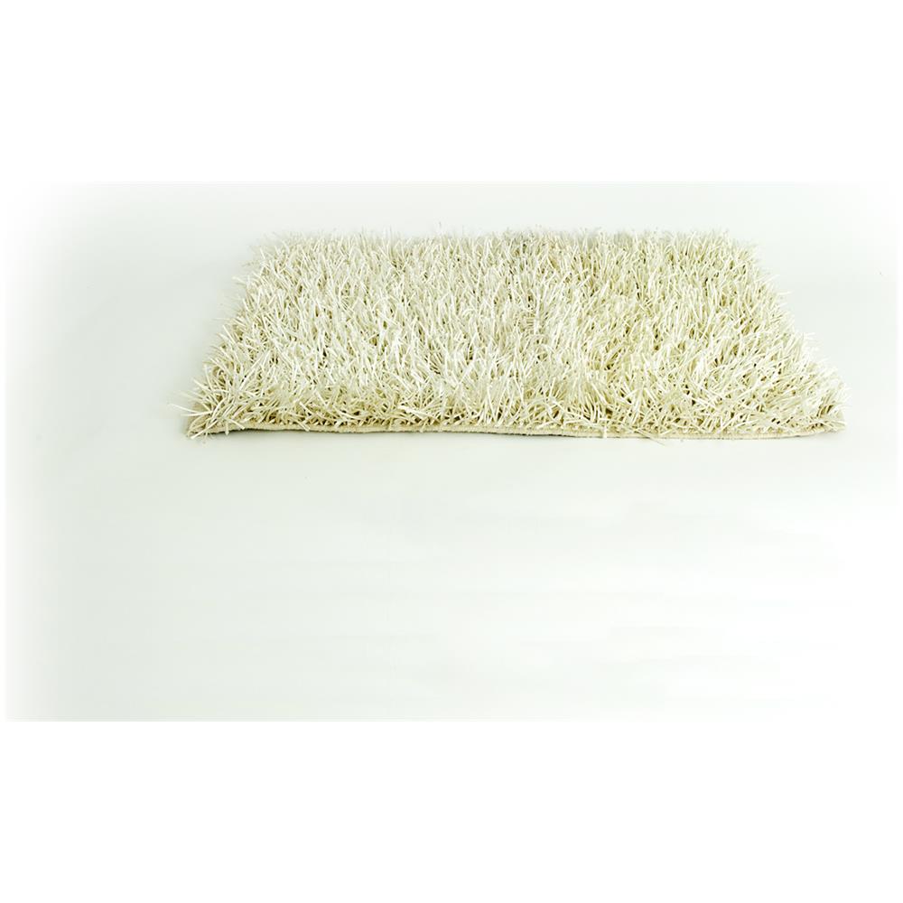 Tappeto Da Cucina E Da Salotto Modello Shaggy 140x200cm Bianco - Foto 1