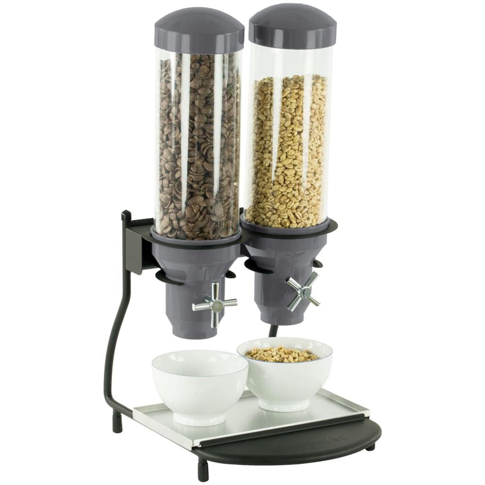 Relaxdays Distributore Cornflakes Triplo, Montaggio A Parete, Cereali & Dolcetti, HLP - Foto 3