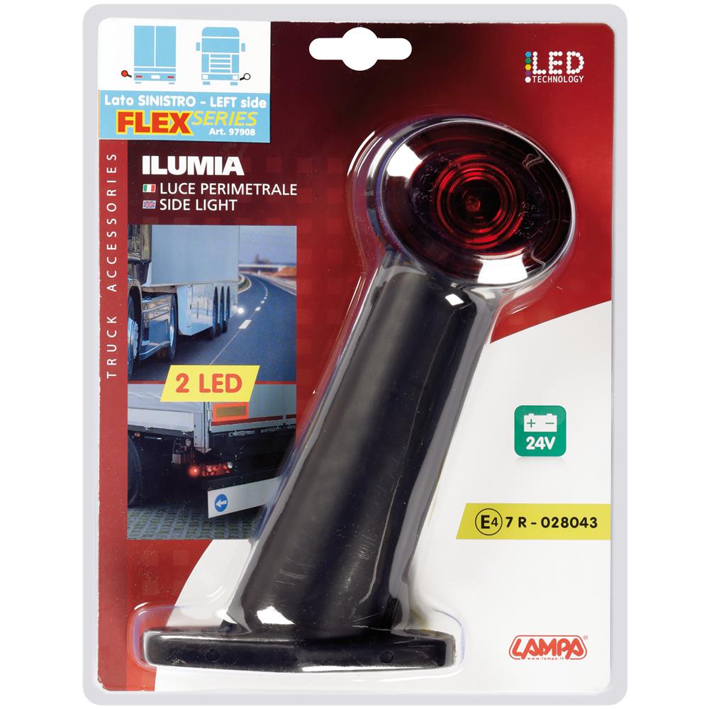 Luce Ingombro Diritta Sx 24v Corpo In Epdm - Foto 6