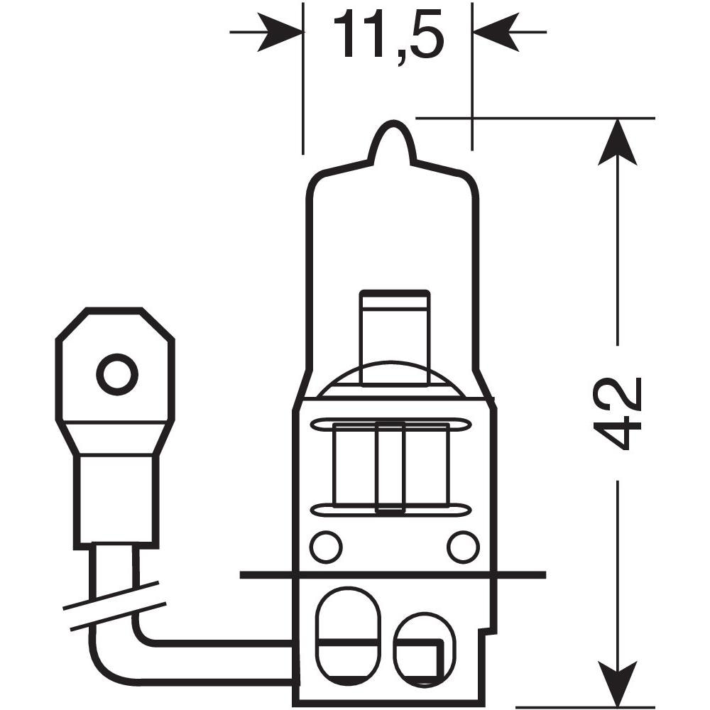 Lampa 12v Super - H3 - 55w - Pk22s - 1 Pz - Scatola - Foto 2