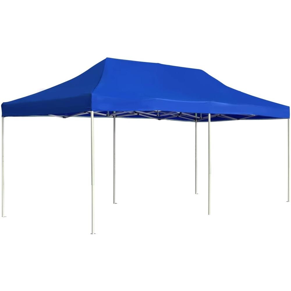 Gazebo Professionale Pieghevole Alluminio 6x3 m Blu - Foto 1