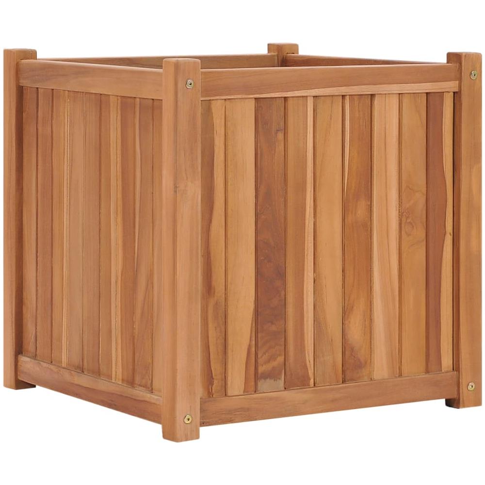 Letto Rialzato 50x50x50 Cm In Legno Massello Di Teak - Foto 1