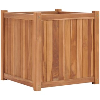 VidaXL Tavolo Da Giardino Pieghevole In Massello Di Teak - 50x50x50 Cm - Pratico E Compatto