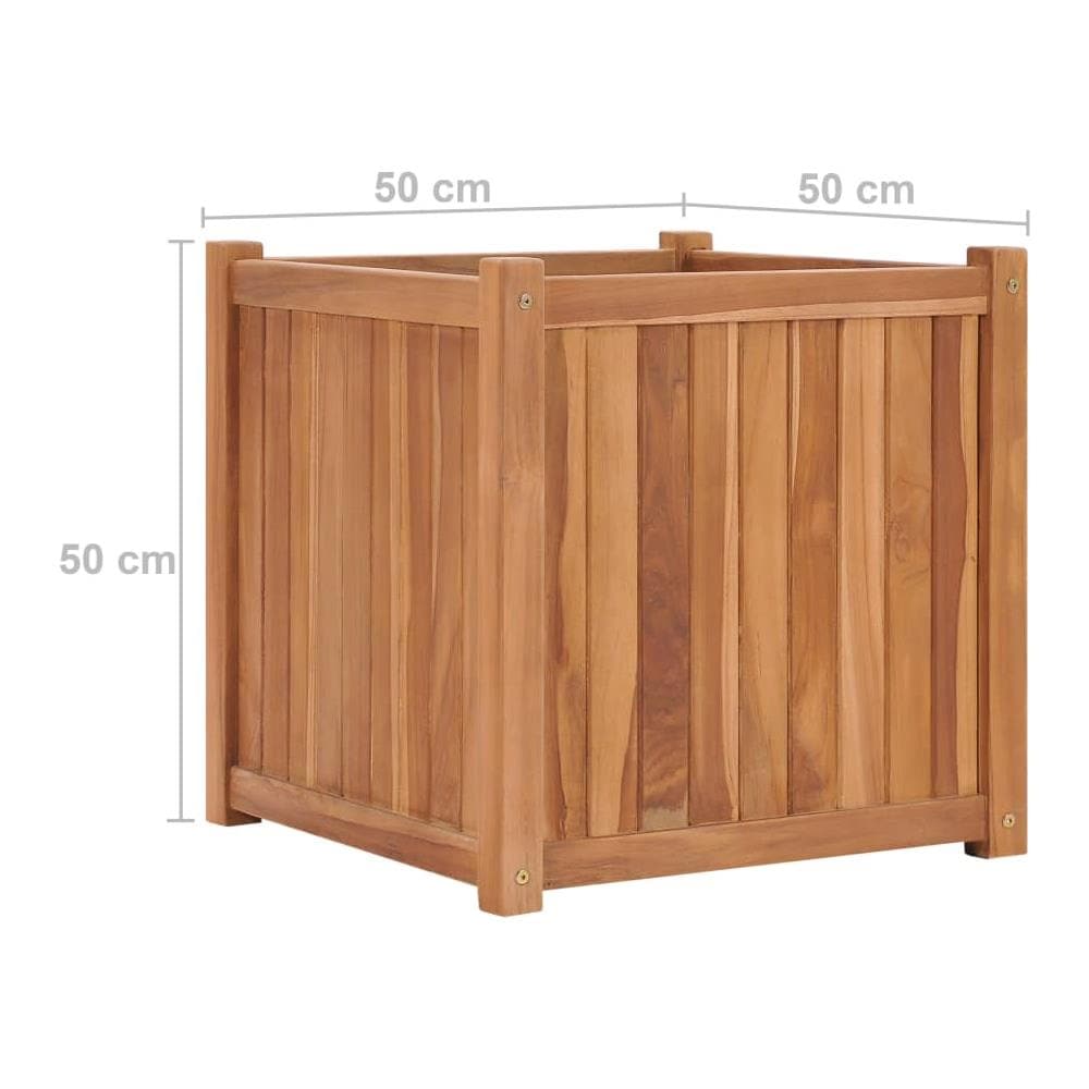 Letto Rialzato 50x50x50 Cm In Legno Massello Di Teak - Foto 6