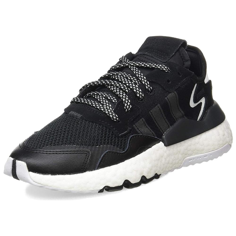 Adidas Nite Jogger J, Scarpe Da Ginnastica, Core Nero / core Nero / carbon, 38 2/3 Eu - Foto 11