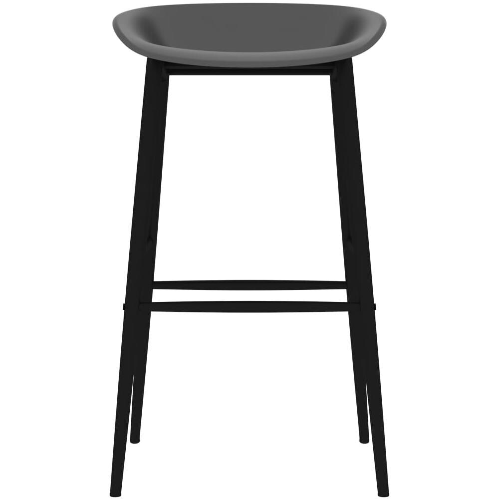 Sedie da Bar 2 pz Grigie - Foto 3