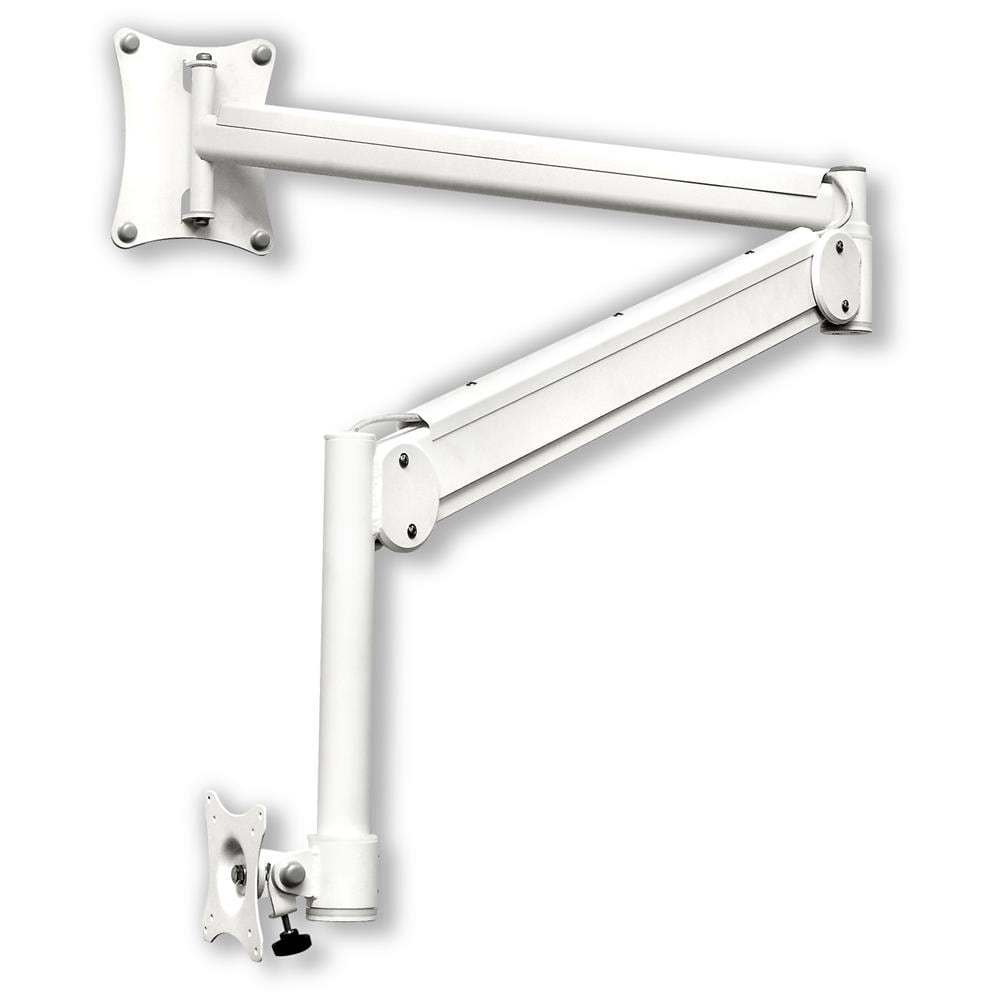 MSA02w-B, 75 x 75,100 x 100 mm, Bianco, 381 - 558,8 mm (15 - 22")  - Foto 1