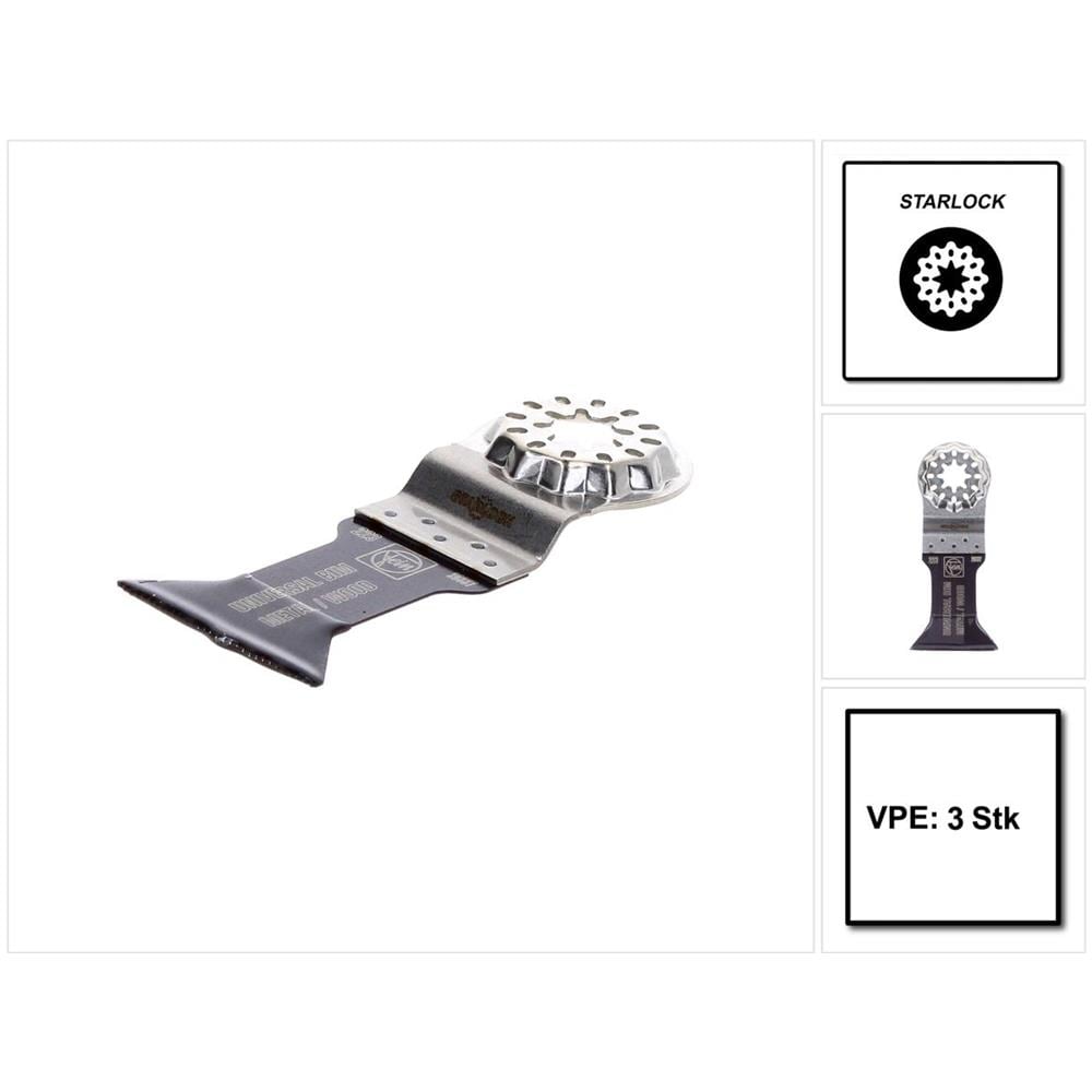 E-cut Universal Starlock Lama Da Taglio 55 X 44 Mm / Bimetal - 3 Pz. (63502223220)  - Foto 1