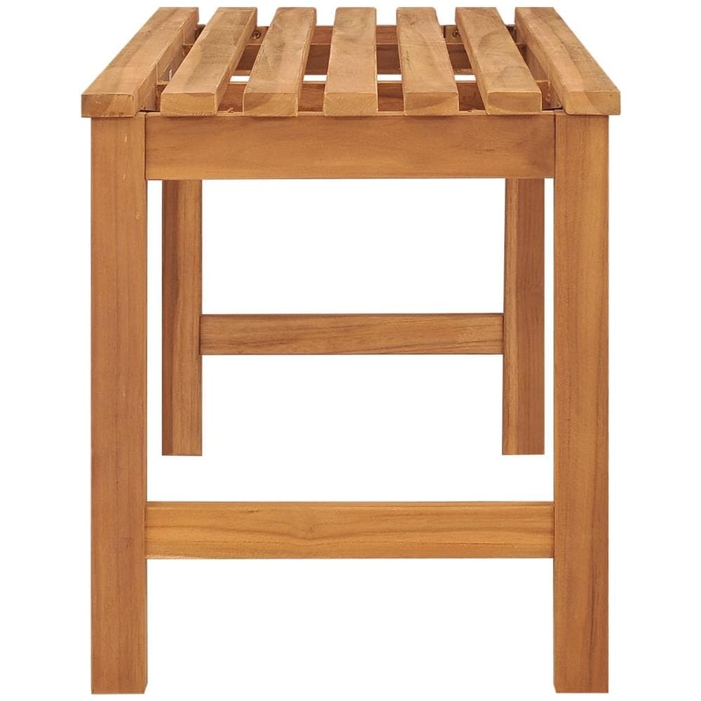 Panchina da Giardino 114 cm in Legno Massello di Teak - Foto 3